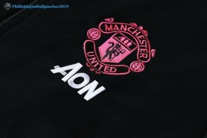 Survetement Manchester United 2018 2019 Noir Gris