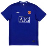 Maillot Manchester United Exterieur Retro 2007 2008 Bleu