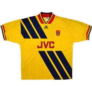 Maillot Arsenal Exterieur Retro 1993 1994 Jaune Maillot Arsenal Exterieur Retro 1993 1994 Jaune