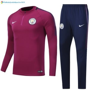 Survetement Manchester City Enfant 2017 2018 Purpura Bleu