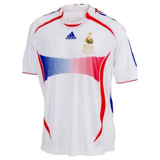 Maillot France Exterieur Retro 2006 Blanc