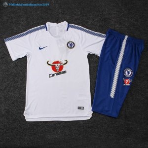 Entrainement Chelsea Conjunto Completo 2017 2018 Blanc