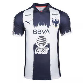 Thailande Maillot Monterrey Domicile 2020 2021 Bleu Blanc Thailande Maillot Monterrey Domicile 2020 2021 Bleu Blanc