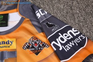 Maillot Rugby Wests Tigers 2017 2018 Jaune