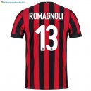 Maillot Milan Domicile Romagnoli 2017 2018