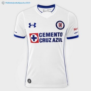 Maillot Cruz Bleu Exterieur Femme 2017 2018 Blanc