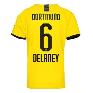 Thailande Maillot Borussia Dortmund NO.6 Delaney Domicile 2019 2020 Jaune Thailande Maillot Borussia Dortmund NO.6 Delaney Domicile 2019 2020 Jaune