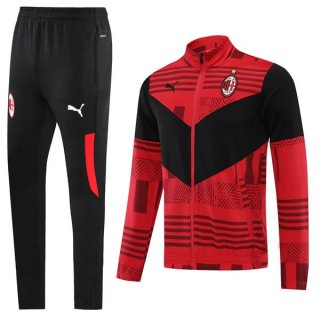 Survetement AC Milan 2022 2023 Rouge Noir Survetement AC Milan 2022 2023 Rouge Noir