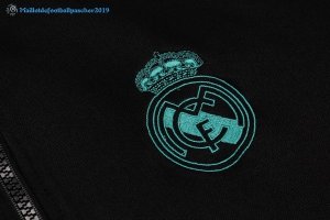 Survetement Real Madrid 2017 2018 Noir Marine Vert