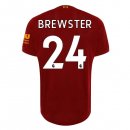 Maillot Liverpool NO.24 Brewster Domicile 2019 2020 Rouge