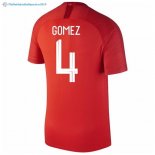 Maillot Angleterre Exterieur Gomez 2018 Rouge