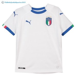 Maillot Italie Exterieur Enfant 2018 Blanc