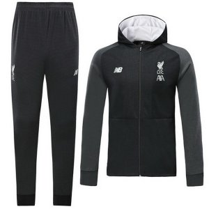 Survetement Liverpool 2019 2020 Noir Blanc Gris