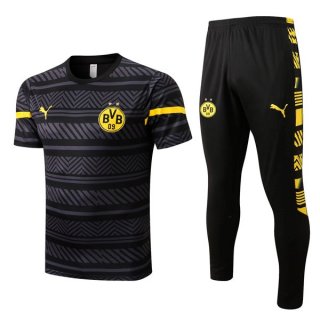 Maillot Borussia Dortmund Ensemble Complet 2022 2023 Gris Maillot Borussia Dortmund Ensemble Complet 2022 2023 Gris