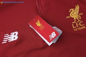 Survetement Liverpool 2017 2018 Rouge Marine