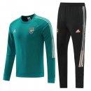 Survetement Arsenal 2021 2022 Vert Noir