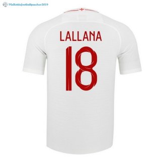 Maillot Angleterre Domicile Lallana 2018 Blanc