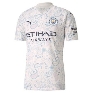 Thailande Maillot Manchester City Third 2020 2021 Blanc