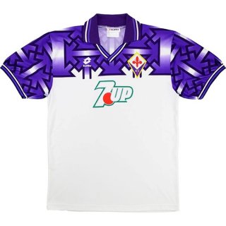Maillot Fiorentina Exterieur Retro 1992 1993 Blanc Maillot Fiorentina Exterieur Retro 1992 1993 Blanc