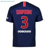 Maillot Paris Saint Germain Domicile Kimpembe 2018 2019 Bleu