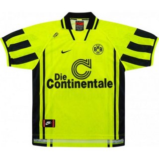 Thailande Maillot Borussia Dortmund Replica Domicile Retro 1996 1997 Jaune