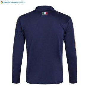 Survetement Italie 2017 Noir Or Bleu