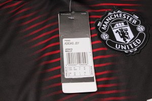 Entrainement Manchester United Ensemble Complet 2018 2019 Rouge Noir