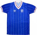 Thailande Maillot Rangers Domicile Retro 1982 1983 Bleu