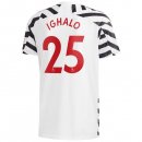 Maillot Manchester United NO.25 Ighalo Third 2020 2021 Blanc