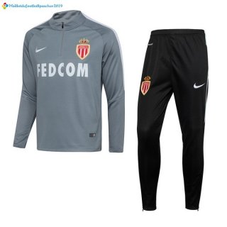 Survetement AS Monaco 2017 2018 Gris