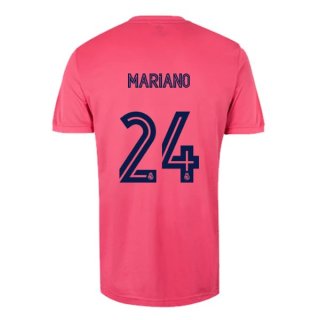 Maillot Real Madrid Exterieur NO.24 Mariano 2020 2021 Rose Maillot Real Madrid Exterieur NO.24 Mariano 2020 2021 Rose