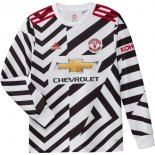 Thailande Maillot Manchester United Third ML 2020 2021 Blanc