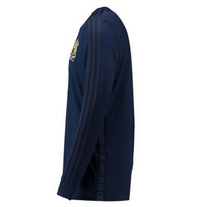 Maillot Manchester United ML Retro 1968 Bleu