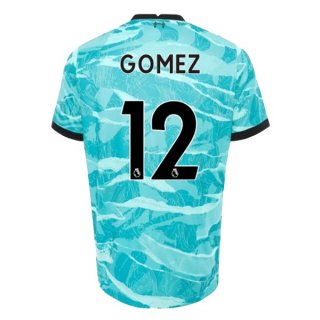 Maillot Liverpool NO.12 Gomez Exterieur 2020 2021 Bleu