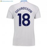 Maillot Everton Exterieur Sigurdsson 2017 2018