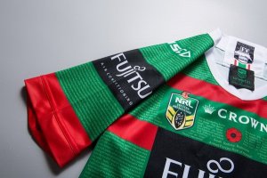 Maillot Rabbitohs 2018 Vert