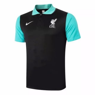 Polo Liverpool 2020 2021 Noir Vert Polo Liverpool 2020 2021 Noir Vert
