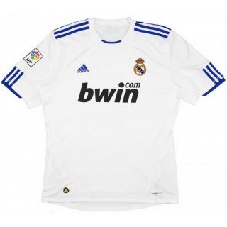 Thailande Maillot Real Madrid Replica Domicile Retro 2010 2011 Blanc