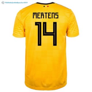 Maillot Belgica Exterieur Mertens 2018 Jaune Maillot Belgica Exterieur Mertens 2018 Jaune