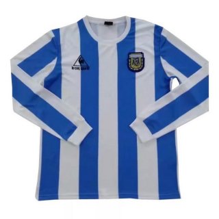 Maillot Argentine Domicile ML Retro 1986 Bleu