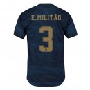 Maillot Real Madrid NO.3 E.Militão Exterieur 2019 2020 Bleu