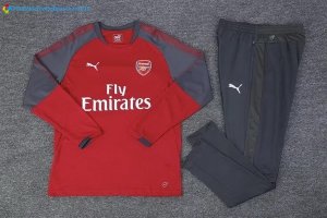 Survetement Arsenal Enfant 2017 2018 Rouge Gris Marine