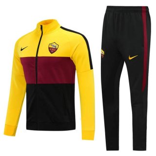 Survetement AS Roma 2020 2021 Jaune Rouge Survetement AS Roma 2020 2021 Jaune Rouge