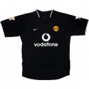 Thailande Maillot Manchester United Exterieur Retro 2003 2005 Noir