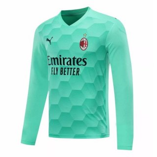 Maillot AC Milan Domicile ML Gardien 2020 2021 Vert Maillot AC Milan Domicile ML Gardien 2020 2021 Vert