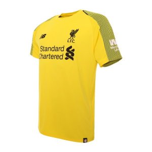 Maillot Liverpool Domicile Gardien 2018 2019 Jaune