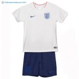 Maillot Angleterre Domicile Enfant Ensemble 2018 Blanc