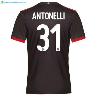 Maillot Milan Third Antonelli 2017 2018 Maillot Milan Third Antonelli 2017 2018