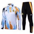 Survetement Real Madrid 2025-2026 Blanc Bleu