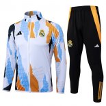 Survetement Real Madrid 2025-2026 Blanc Bleu